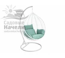 Подвесное кресло AFM-168A-L White/Green